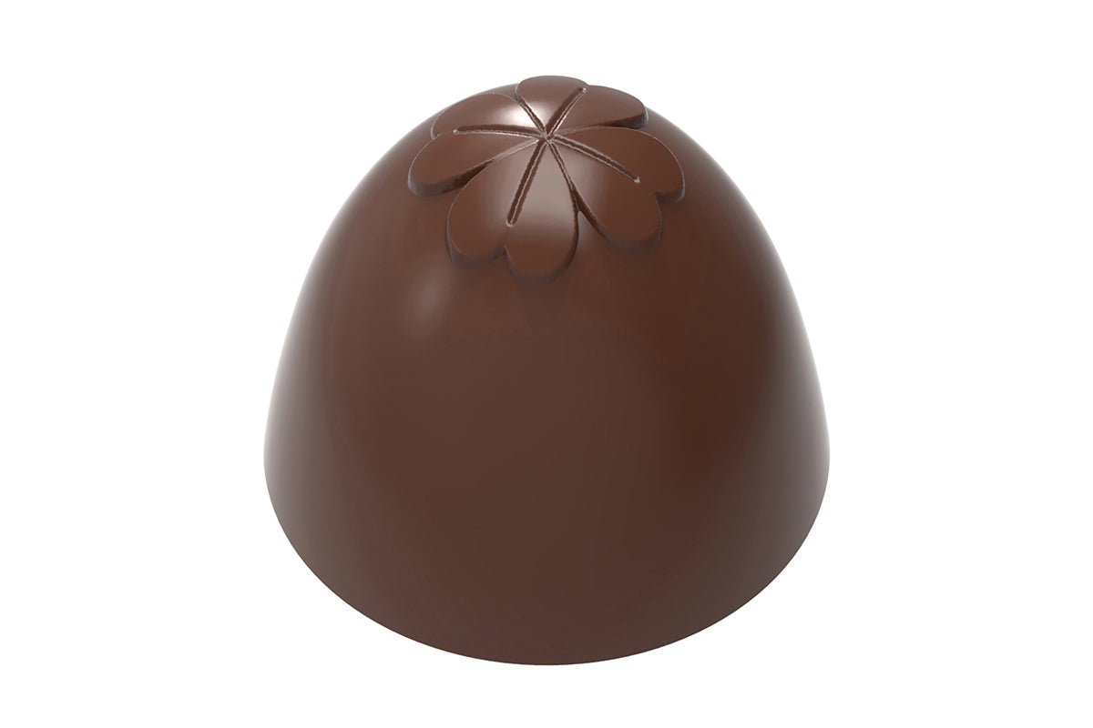 CW1955 - Chocolate World - American Truffle Clover Polycarbonate Mould