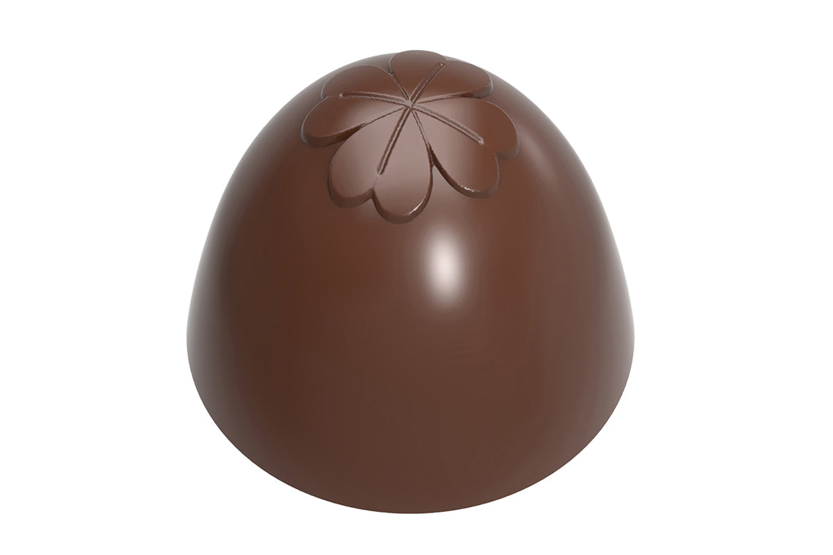 CW1955 - Chocolate World - American Truffle Clover Polycarbonate Mould