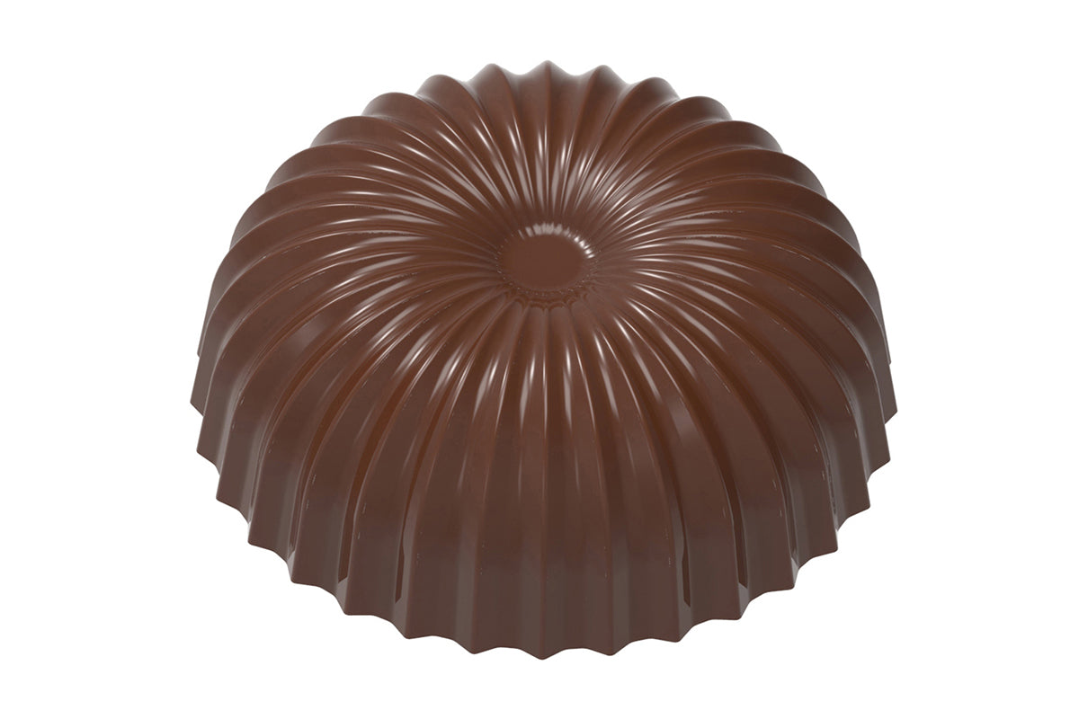 CW1964 - Chocolate World - Sphere Pleated & Flattend Polycarbonate Mould