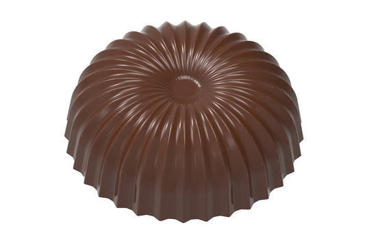 CW1964 - Chocolate World - Sphere Pleated & Flattend Polycarbonate Mould