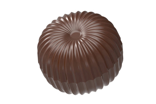 CW1964 - Chocolate World - Sphere Pleated & Flattend Polycarbonate Mould