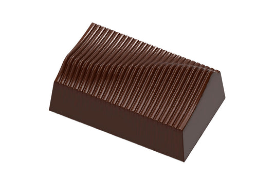 CW1969 - Chocolate World - Pleated Rectangle Polycarbonate Mould