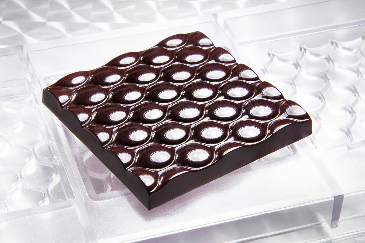 CW1990 - Chocolate World - Tablet Bubbles Polycarbonate Mould