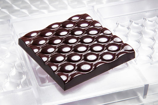 CW1990 - Chocolate World - Tablet Bubbles Polycarbonate Mould