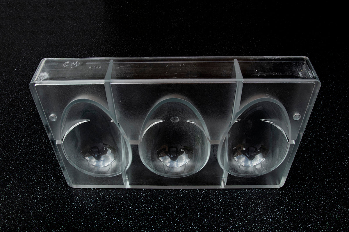 CW2007 - Chocolate World - Smooth Egg 123 mm Polycarbonate Mould