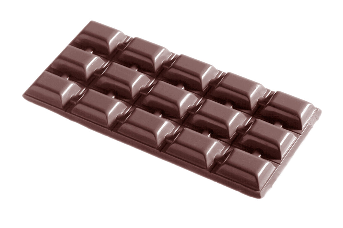 CW2016 - Chocolate World - Chocolate Tablet 3 x 5 92 g Polycarbonate Mould