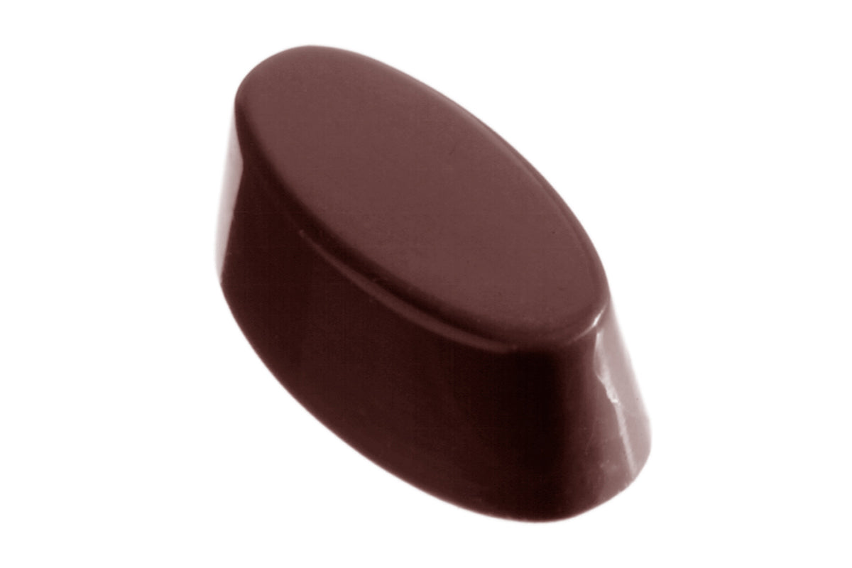 CW2025 - Chocolate World - Chocolate Oval Long Polycarbonate Mould