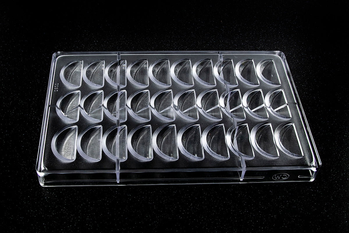CW2032 - Chocolate World - Chocolate Orange Slice Polycarbonate Mould