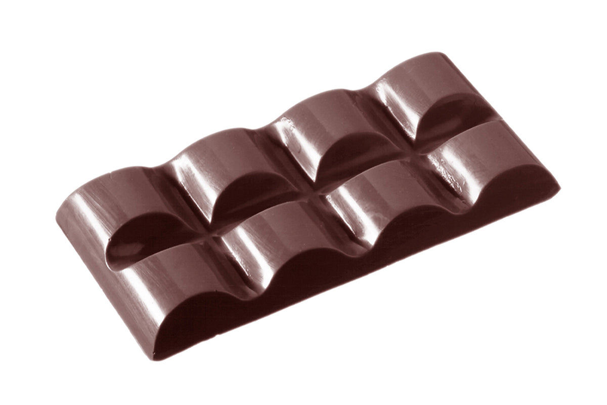 CW2100 - Chocolate World - Rounded 38 g Tablet Polycarbonate Mould