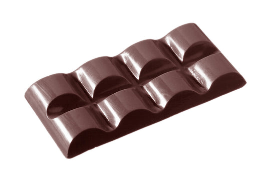 CW2100 - Chocolate World - Rounded 38 g Tablet Polycarbonate Mould