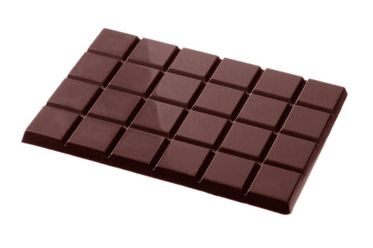 CW2104 - Chocolate World - Tablet 4 x 6 Flat 210 g Polycarbonate Mould