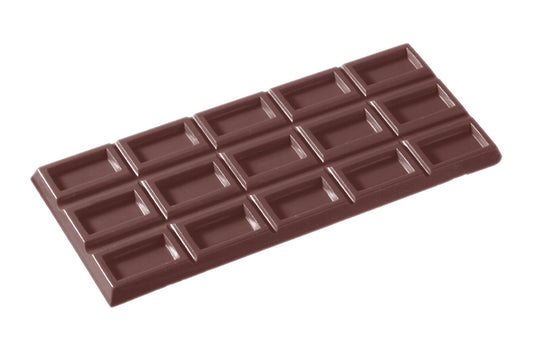 CW2109 - Chocolate World - Tablet 3 x 5 Rectangle Polycarbonate Mould