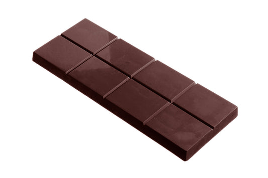 CW2119 - Chocolate World - Tablet 2 x 4 Flat Polycarbonate Mould
