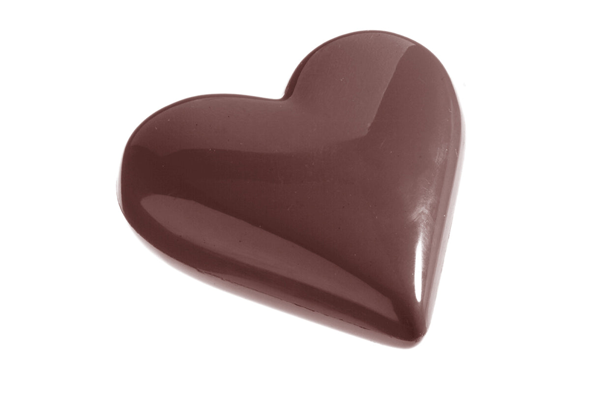 CW2121 - Chocolate World - Chocolate Heart 145 mm Polycarbonate Mould