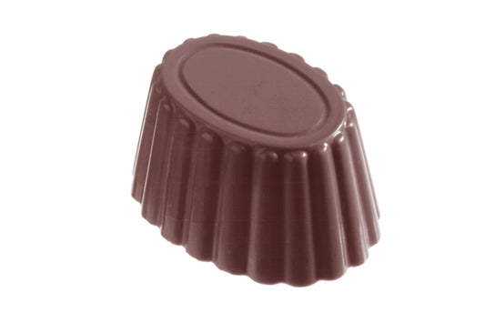 CW2131 - Chocolate World - Chocolate Cup Oval Polycarbonate Mould