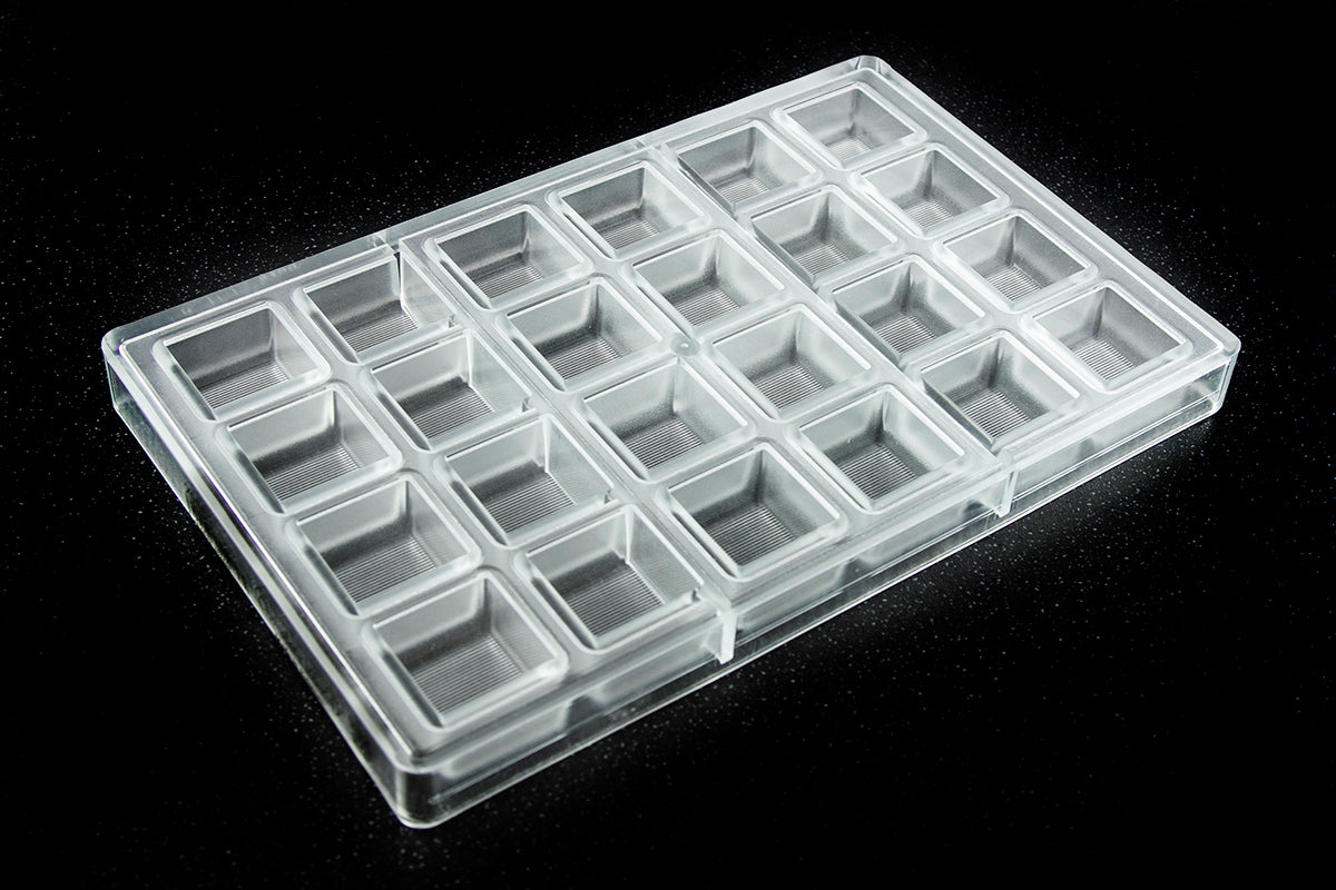 CW2150 - Chocolate World - Chocolate Square Polycarbonate Mould