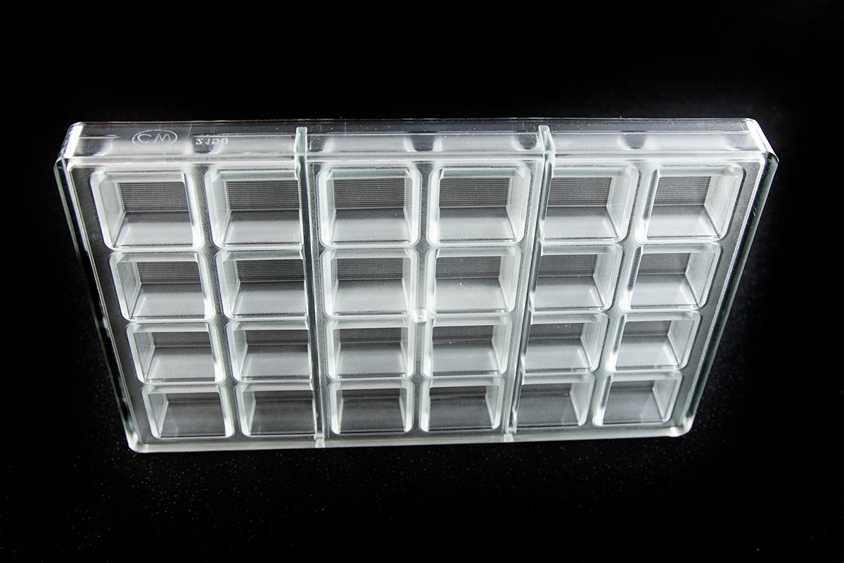 CW2150 - Chocolate World - Chocolate Square Polycarbonate Mould