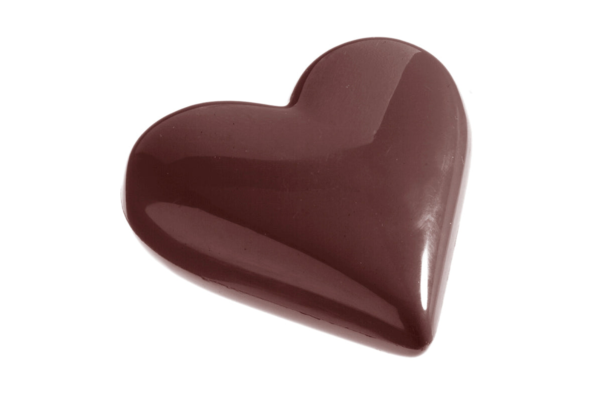CW2157 - Chocolate World - Chocolate Heart 95 mm Polycarbonate Mould