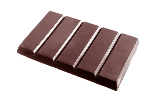 CW2158 - Chocolate World - Chocolate Tablet +/- 1 Kg Polycarbonate Mould