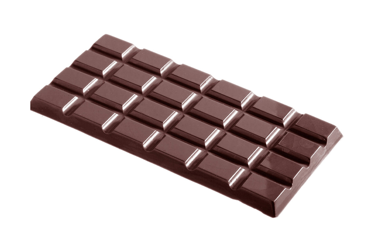 CW2162 - Chocolate World - 100 g Rectangle Tablet Polycarbonate Mould
