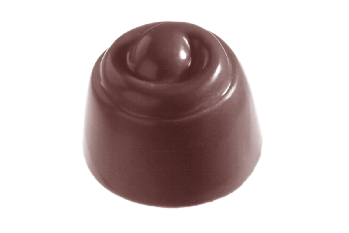 CW2171 - Chocolate World - Chocolate Cherry Twisted Polycarbonate Mould