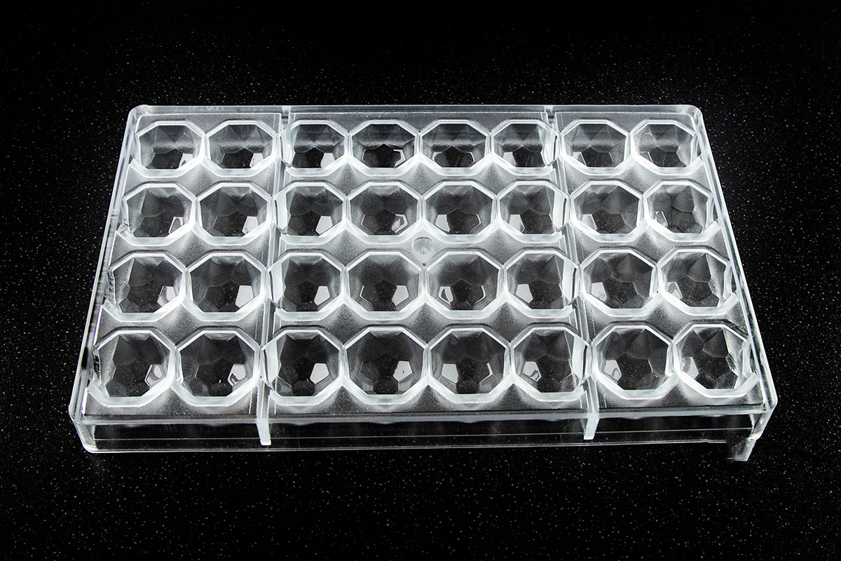 CW2184 - Chocolate World - Chocolate Diamond Polycarbonate Mould