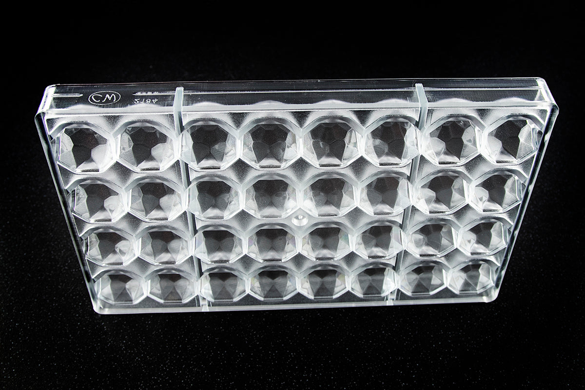 CW2184 - Chocolate World - Chocolate Diamond Polycarbonate Mould