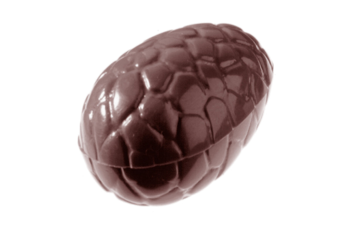 CW2202 - Chocolate World - Egg Kroko 35 mm Polycarbonate Mould