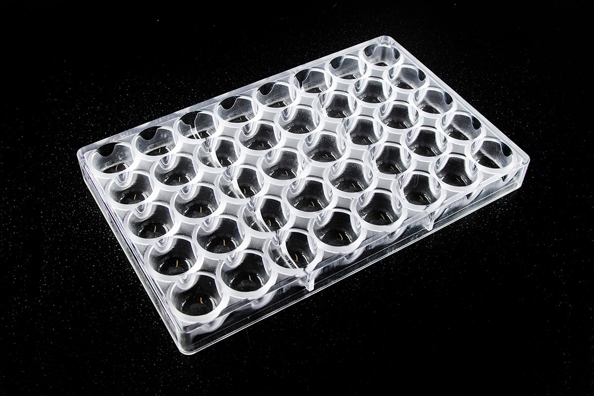 CW2207 - Chocolate World - Flat Cone Ø 30 x 19 mm Polycarbonate Mould
