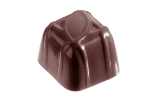 CW2212 - Chocolate World - Chocolate Carre Garnish Polycarbonate Mould