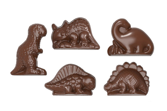 CW2215 - Chocolate World - Dinosaur 5 Figures Polycarbonate Mould