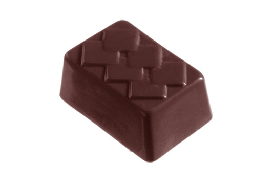 CW2217 - Chocolate World - Rectangle Lozenge Polycarbonate Mould
