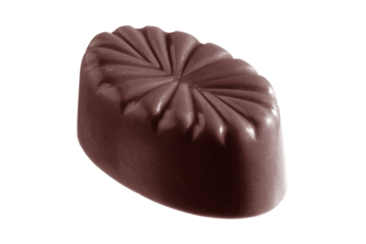 CW2248 - Chocolate World - Chocolate French Oval Polycarbonate Mould