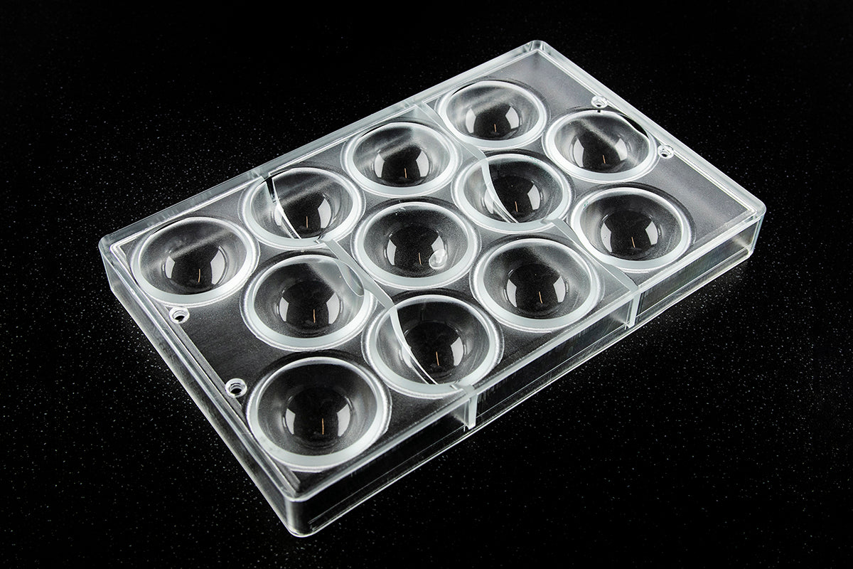 CW2251 - Chocolate World - Half Sphere Ø 50 mm Polycarbonate Mould