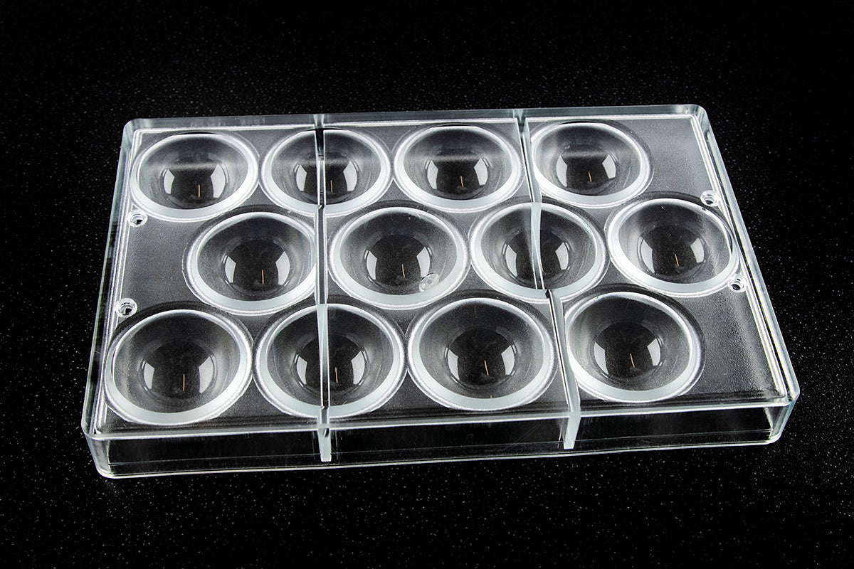 CW2251 - Chocolate World - Half Sphere Ø 50 mm Polycarbonate Mould