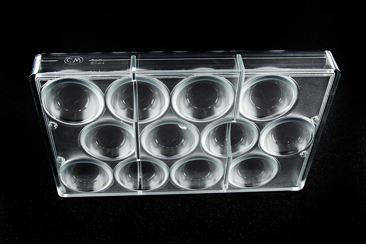 CW2251 - Chocolate World - Half Sphere Ø 50 mm Polycarbonate Mould