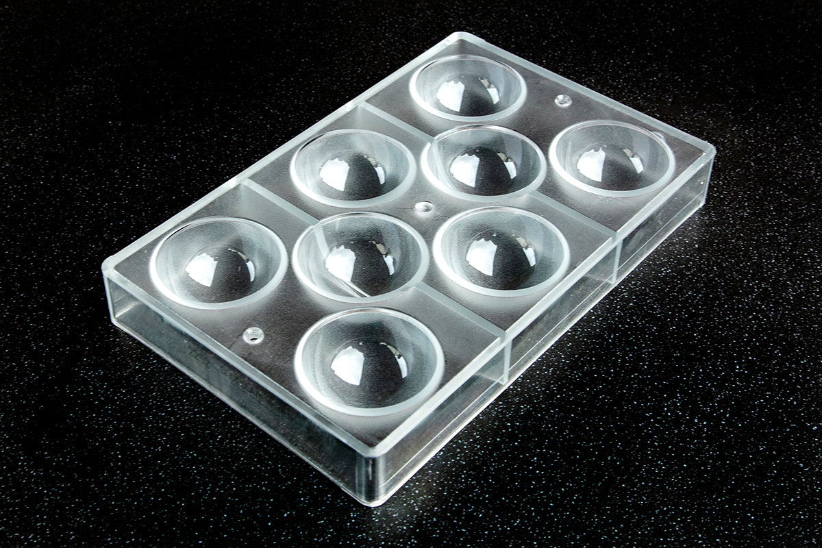 CW2252 - Chocolate World - Half Sphere Ø 59 mm Polycarbonate Mould