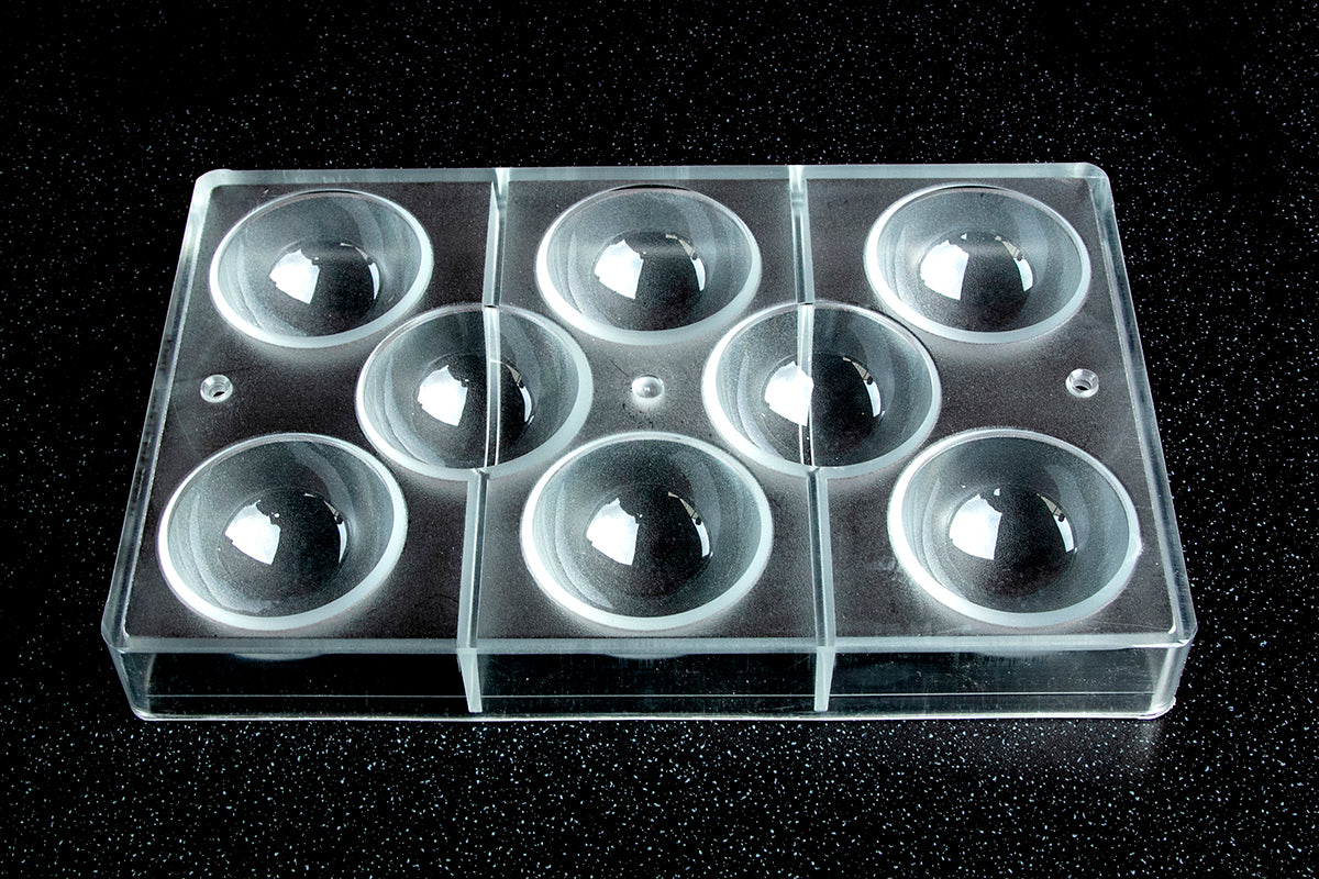 CW2252 - Chocolate World - Half Sphere Ø 59 mm Polycarbonate Mould