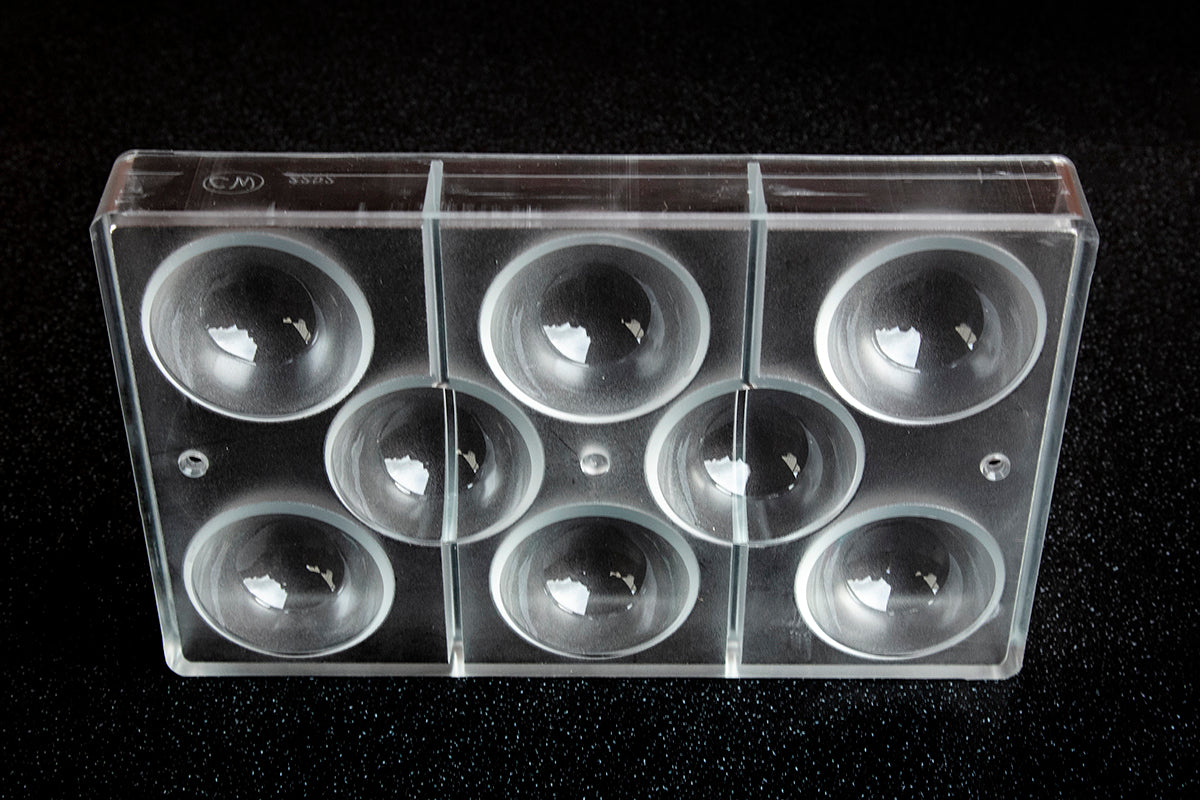 CW2252 - Chocolate World - Half Sphere Ø 59 mm Polycarbonate Mould