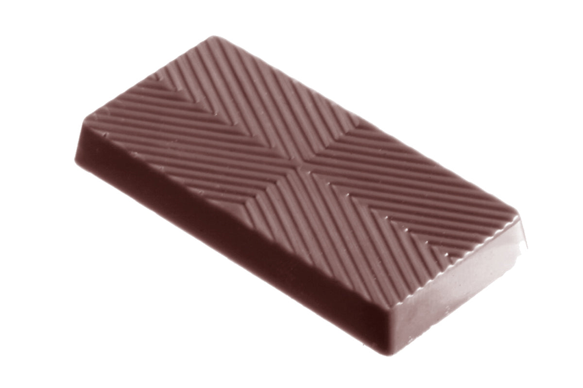CW2264 - Chocolate World - Chocolate Square Block Polycarbonate Mould