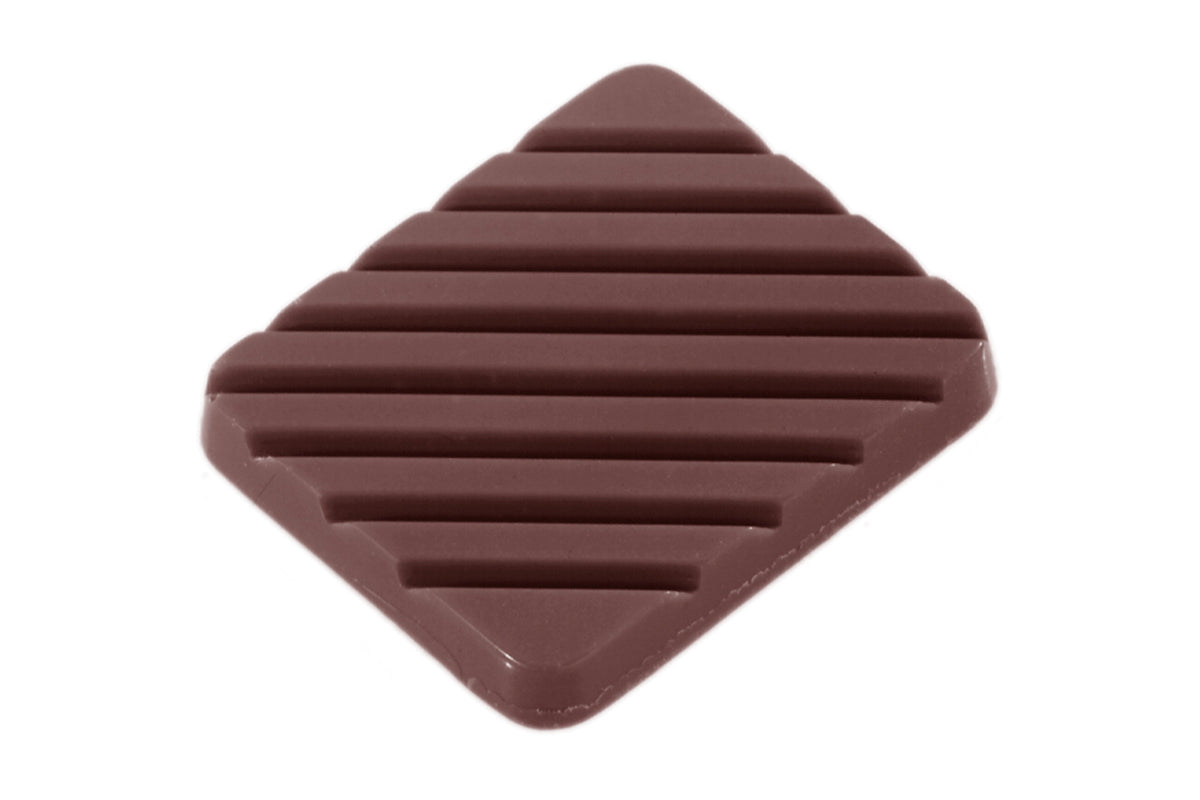 CW2267 - Chocolate World - Caraque Striped Polycarbonate Mould