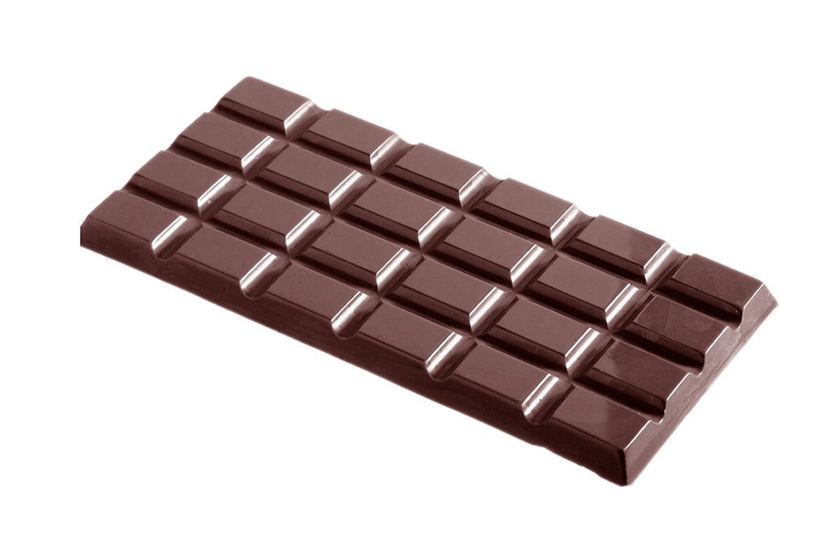 CW2278 - Chocolate World - Chocolate Tablet 240 g Polycarbonate Mould