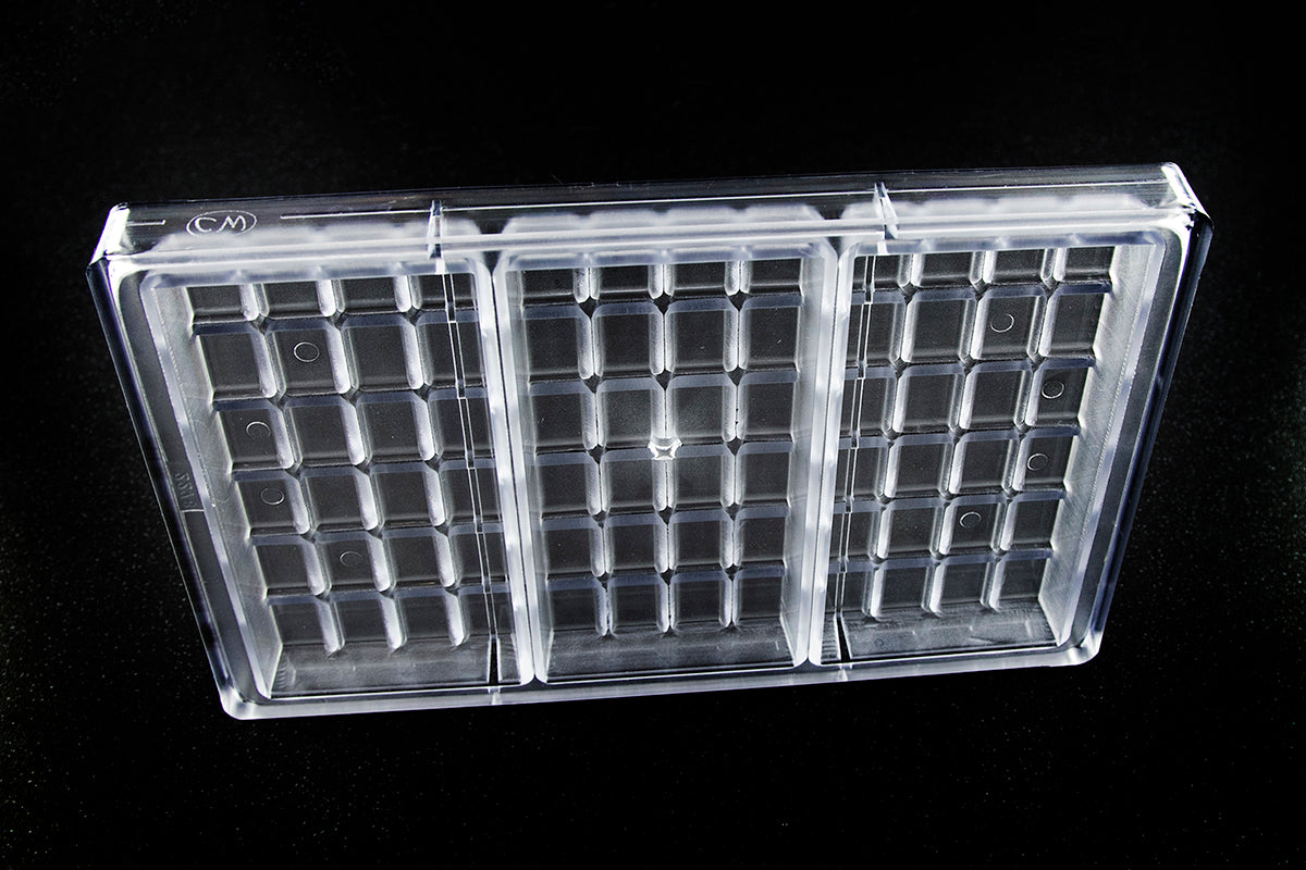 CW2278 - Chocolate World - Chocolate Tablet 240 g Polycarbonate Mould