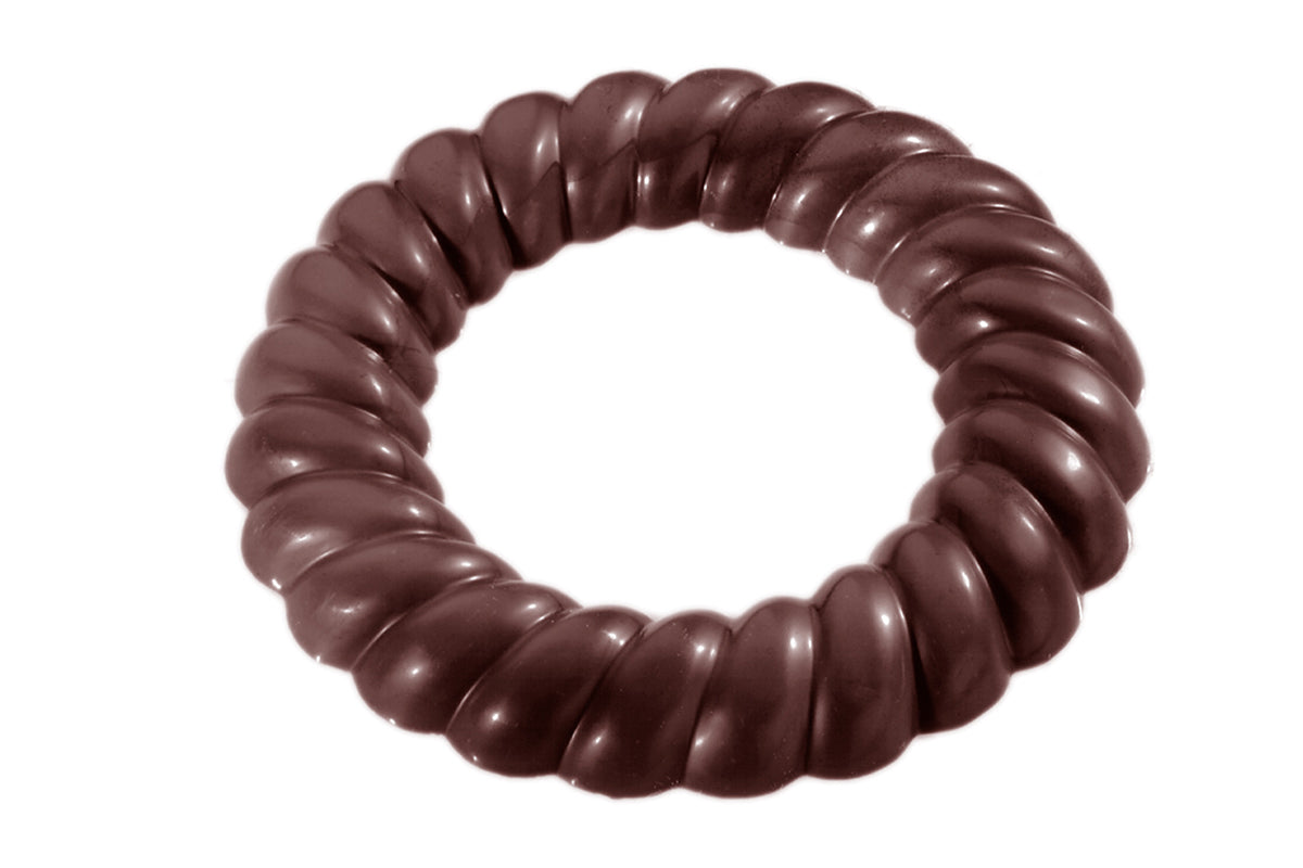 CW2279 - Chocolate World - Wreath 130 mm Polycarbonate Mould