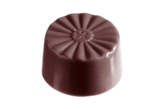 CW2284 - Chocolate World - French Round 28 mm Polycarbonate Mould