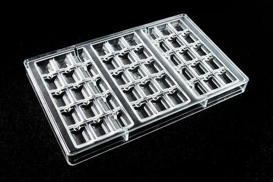 CW2310 - Chocolate World - Rounded Tablet 92 g Polycarbonate Mould