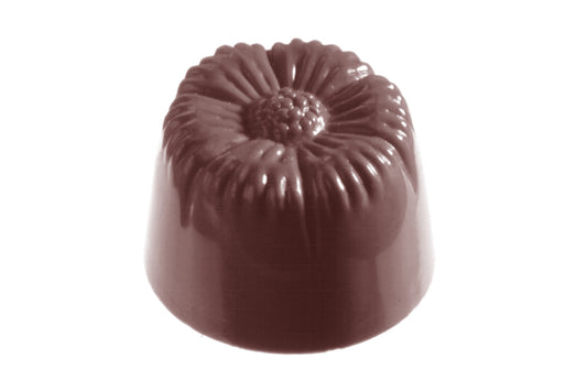 CW2313 - Chocolate World - Chocolate Flower 4 x 8 Polycarbonate Mould