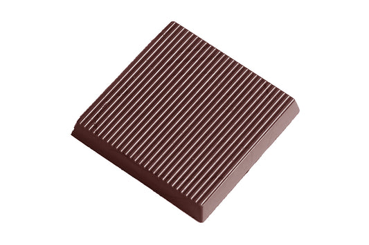 CW2360 - Chocolate World - Caraque Striped Polycarbonate Mould