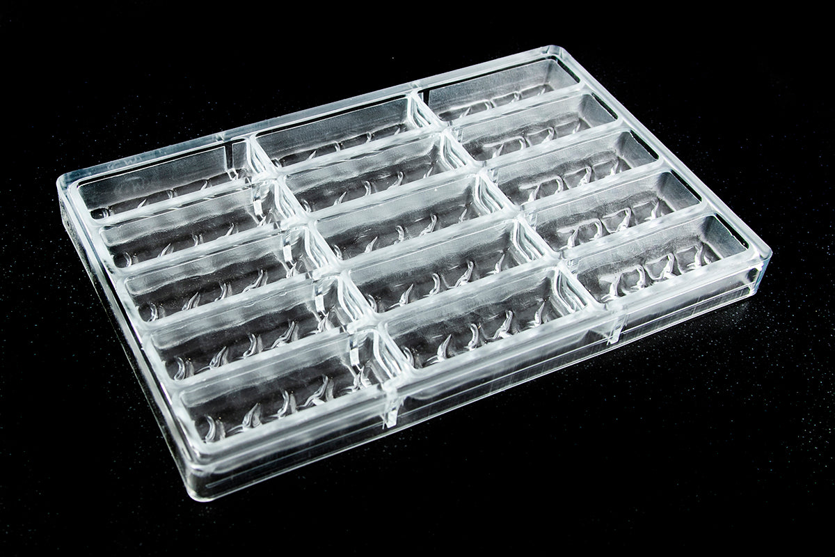 CW2363 - Chocolate World - Enrobed Bar Medium Polycarbonate Mould