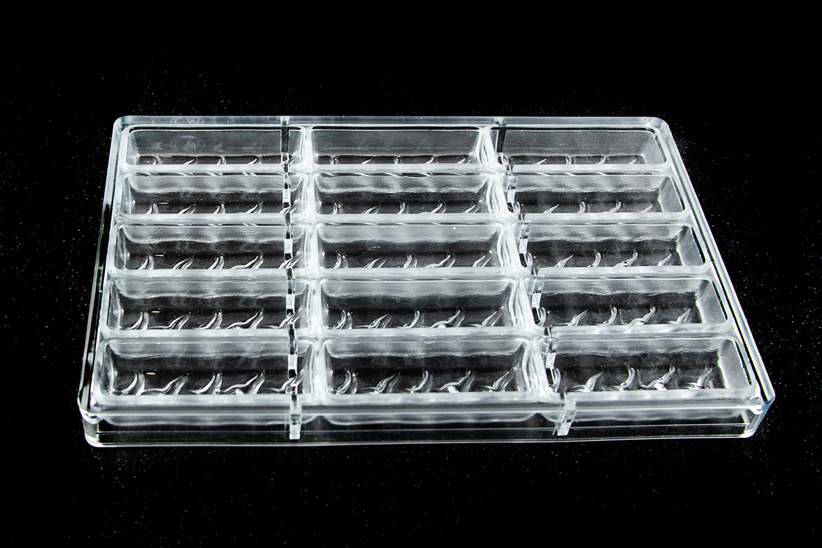 CW2363 - Chocolate World - Enrobed Bar Medium Polycarbonate Mould